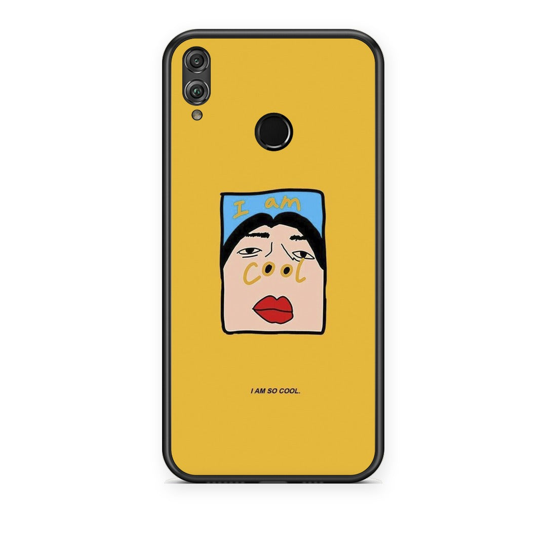 Θήκη Honor 8x So Cool από τη Smartfits με σχέδιο στο πίσω μέρος και μαύρο περίβλημα | Honor 8x So Cool case with colorful back and black bezels