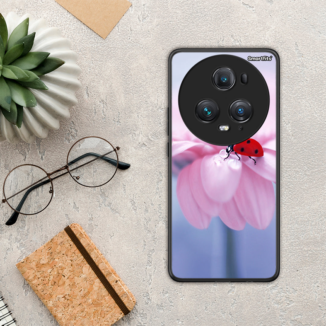 Ladybug Flower - Honor Magic5 Pro θήκη