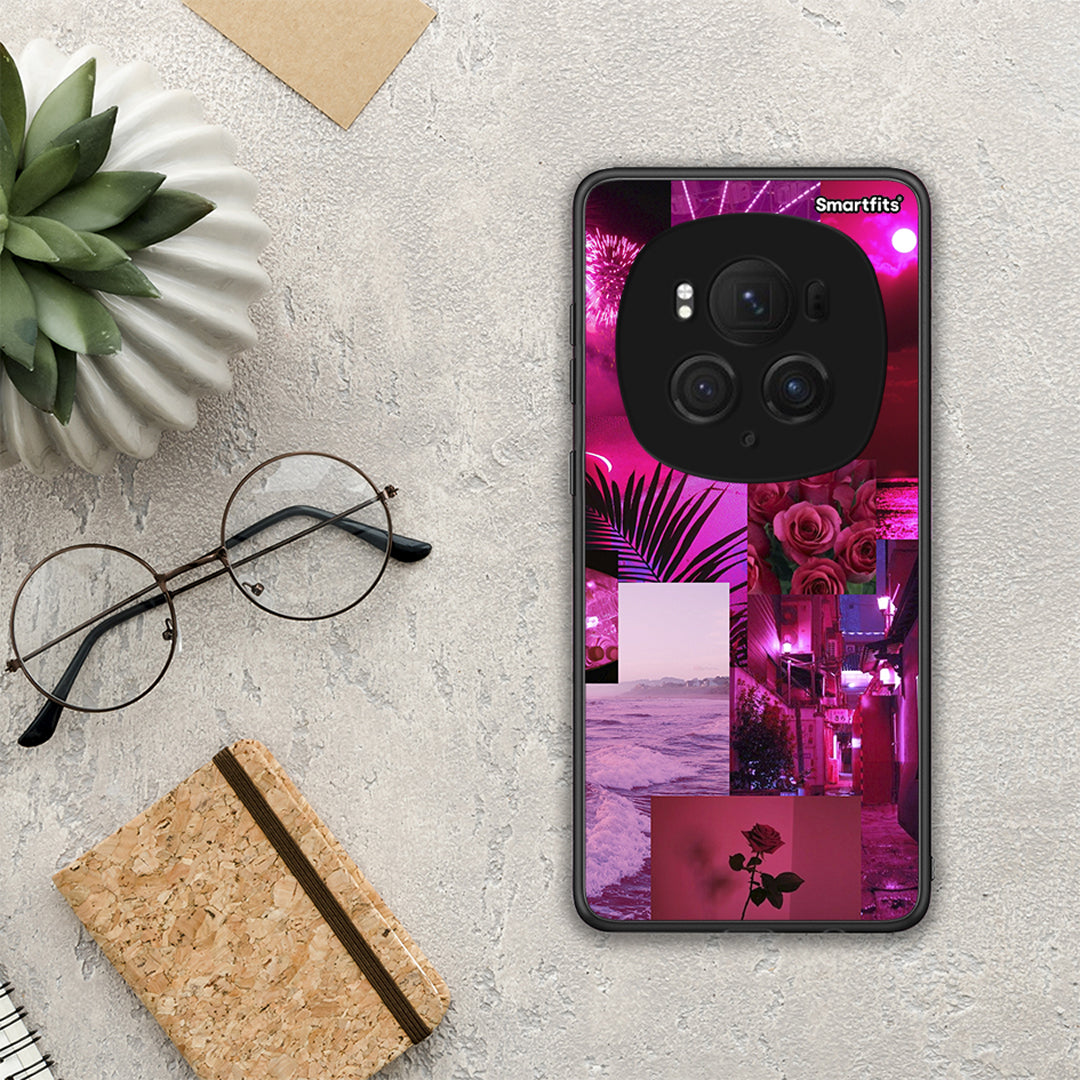 Collage Red Roses - Honor Magic6 Pro θήκη