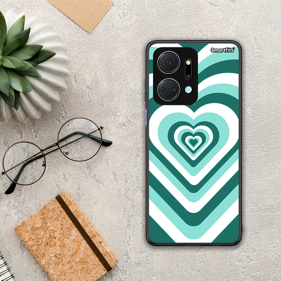 Green Hearts - Honor X7a θήκη