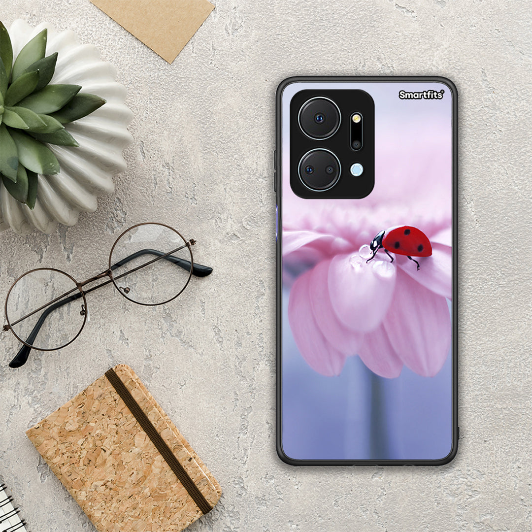 Ladybug Flower - Honor X7a θήκη