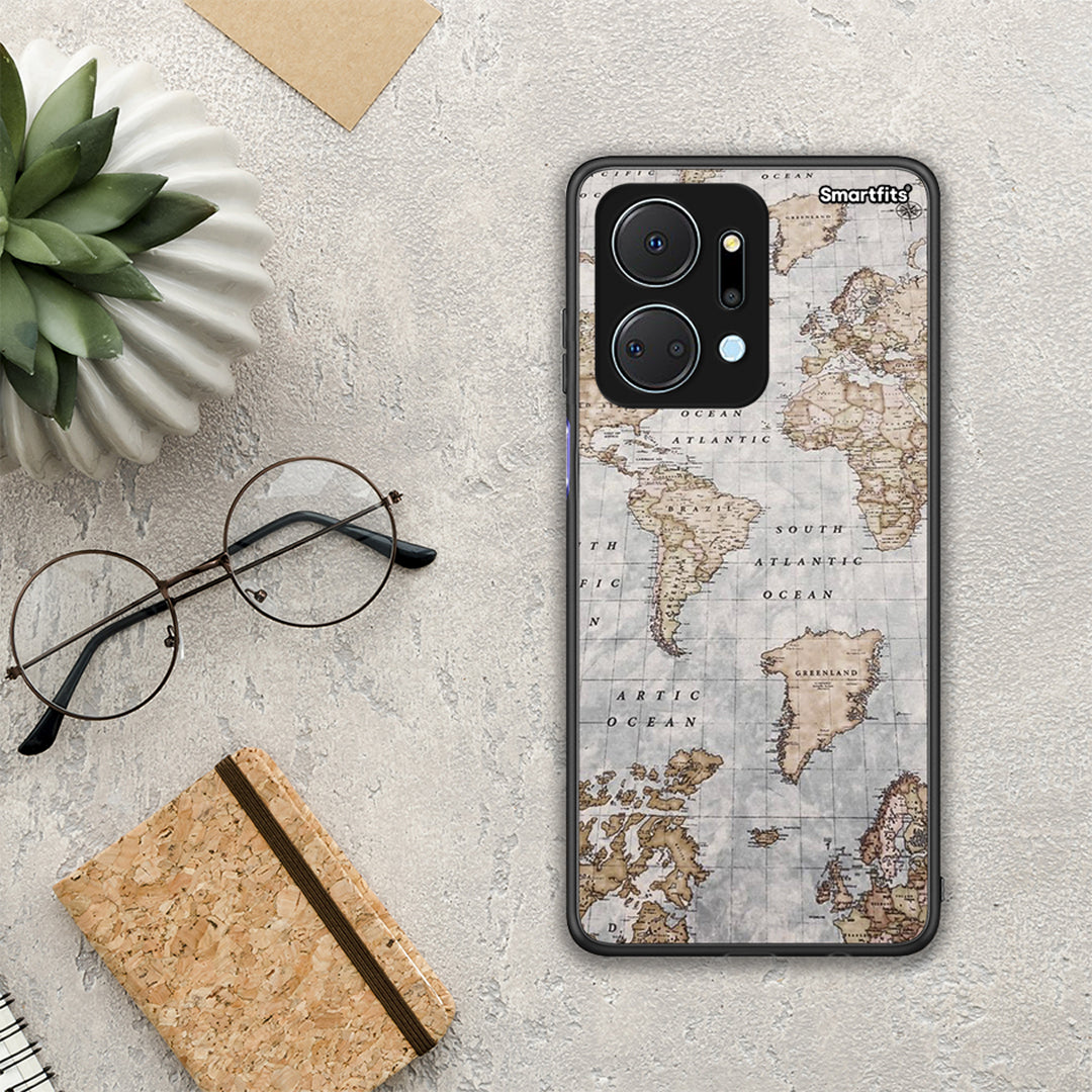 World Map - Honor X7a θήκη