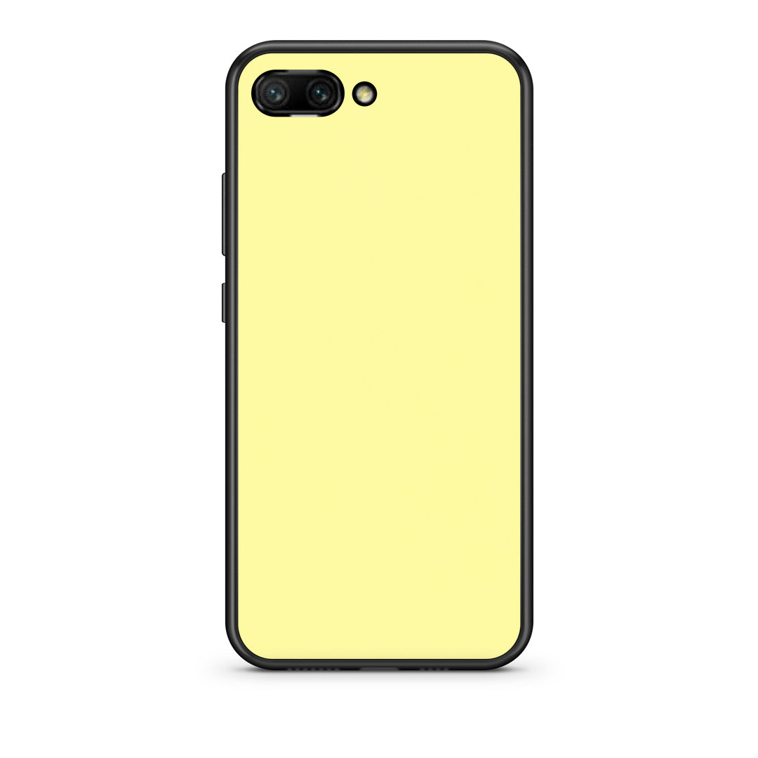 Θήκη Honor 10 Butter Yellow από τη Smartfits με σχέδιο στο πίσω μέρος και μαύρο περίβλημα | Honor 10 Butter Yellow case with colorful back and black bezels
