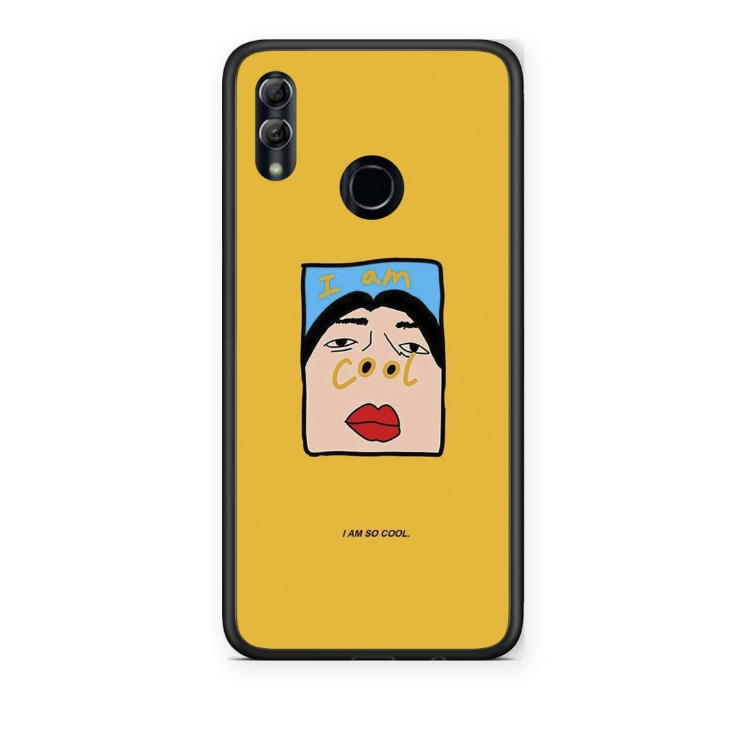 Θήκη Honor 10 Lite So Cool από τη Smartfits με σχέδιο στο πίσω μέρος και μαύρο περίβλημα | Honor 10 Lite So Cool case with colorful back and black bezels