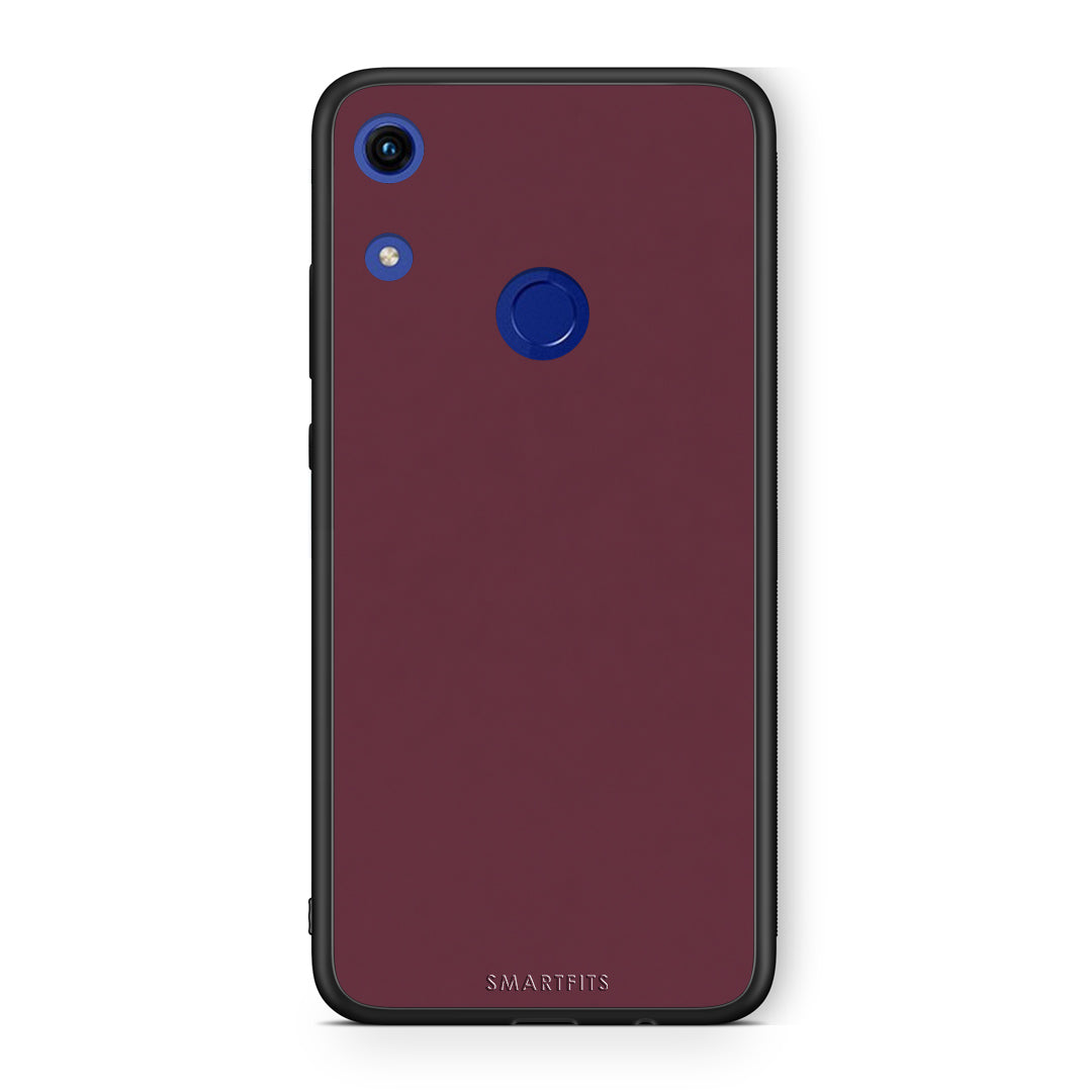 Θήκη Honor 8A Muted Burgundy από τη Smartfits με σχέδιο στο πίσω μέρος και μαύρο περίβλημα | Honor 8A Muted Burgundy case with colorful back and black bezels
