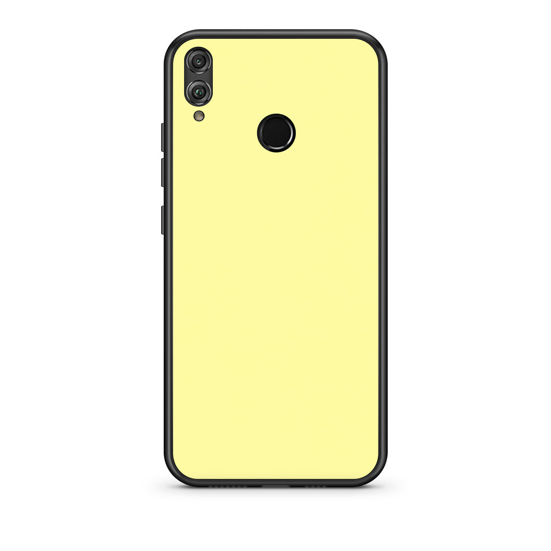 Θήκη Honor 8x Butter Yellow από τη Smartfits με σχέδιο στο πίσω μέρος και μαύρο περίβλημα | Honor 8x Butter Yellow case with colorful back and black bezels