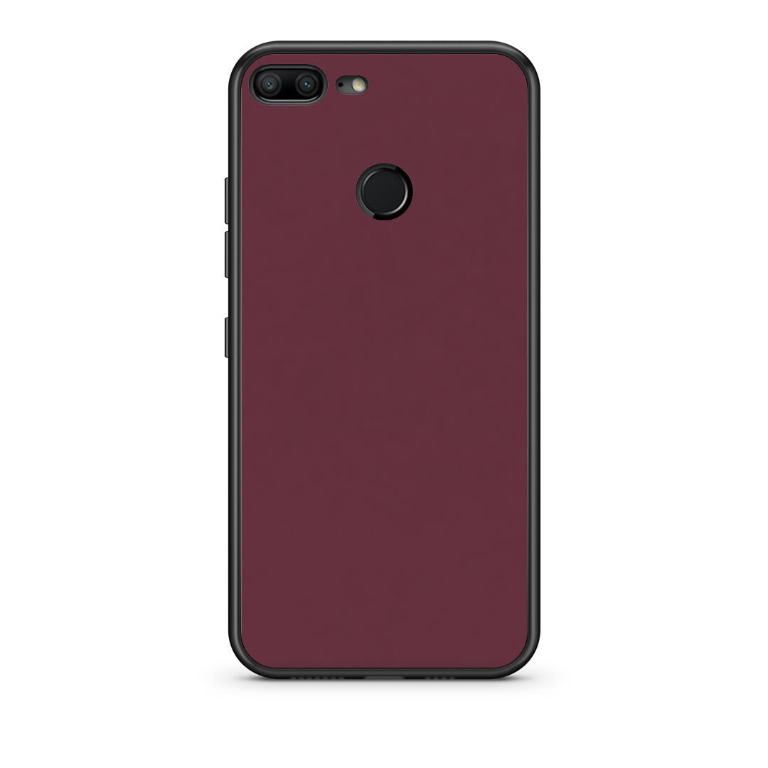 Θήκη Honor 9 Lite Muted Burgundy από τη Smartfits με σχέδιο στο πίσω μέρος και μαύρο περίβλημα | Honor 9 Lite Muted Burgundy case with colorful back and black bezels