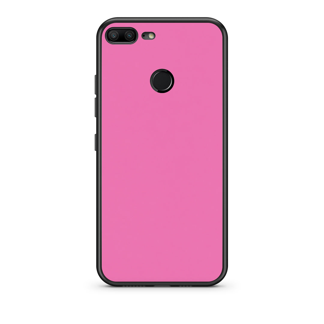 Θήκη Honor 9 Lite Rose Pink από τη Smartfits με σχέδιο στο πίσω μέρος και μαύρο περίβλημα | Honor 9 Lite Rose Pink case with colorful back and black bezels