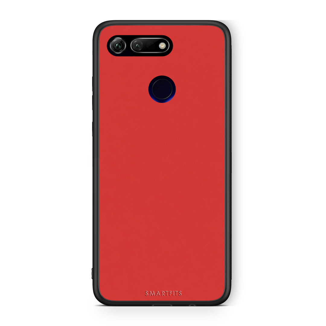 Θήκη Honor View 20 Poppy Red από τη Smartfits με σχέδιο στο πίσω μέρος και μαύρο περίβλημα | Honor View 20 Poppy Red case with colorful back and black bezels