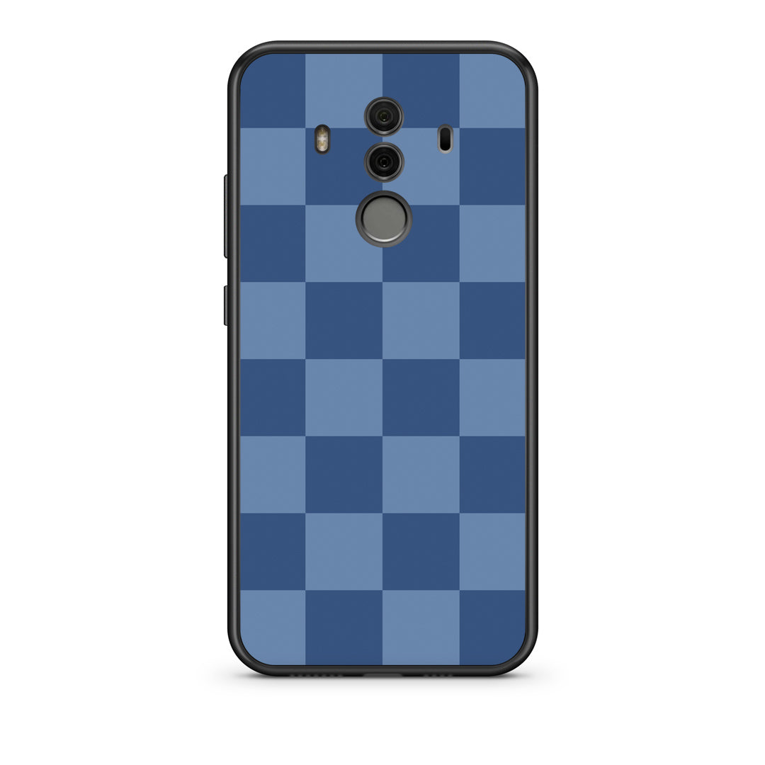 Θήκη Huawei Mate 10 Pro Denim Blue Checkerboard από τη Smartfits με σχέδιο στο πίσω μέρος και μαύρο περίβλημα | Huawei Mate 10 Pro Denim Blue Checkerboard case with colorful back and black bezels