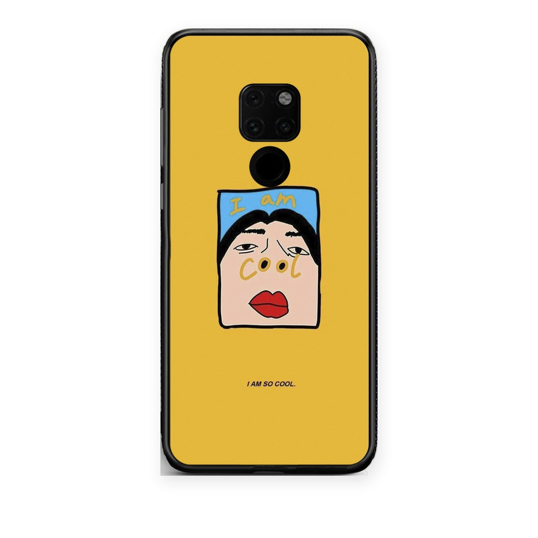 Θήκη Huawei Mate 20 So Cool από τη Smartfits με σχέδιο στο πίσω μέρος και μαύρο περίβλημα | Huawei Mate 20 So Cool case with colorful back and black bezels