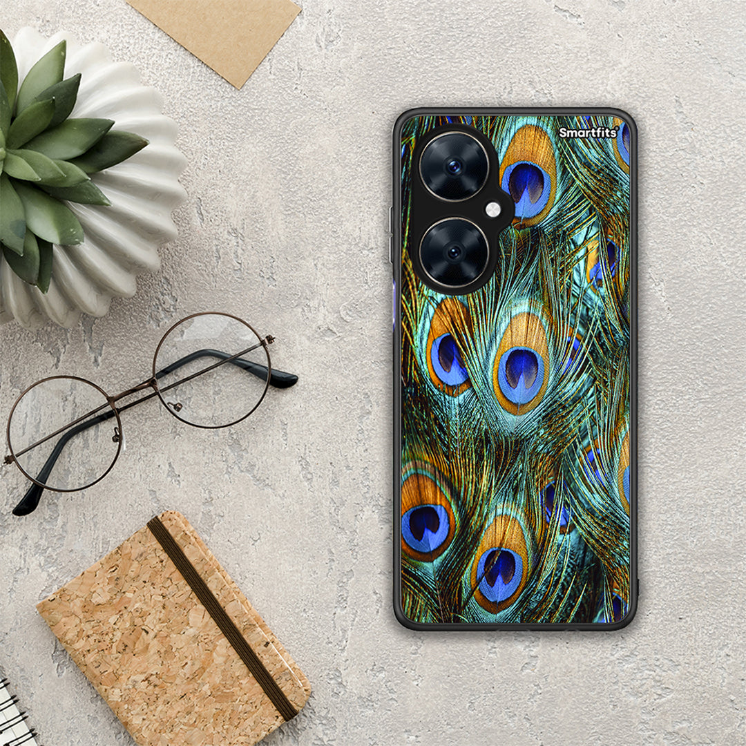 Real Peacock Feathers - Huawei Nova 11i θήκη