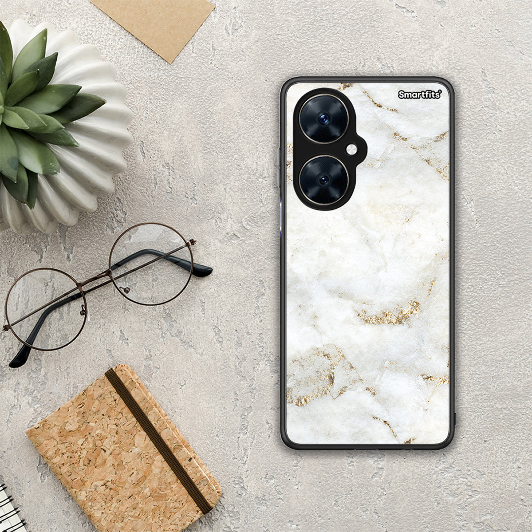 White Gold Marble - Huawei Nova 11i θήκη