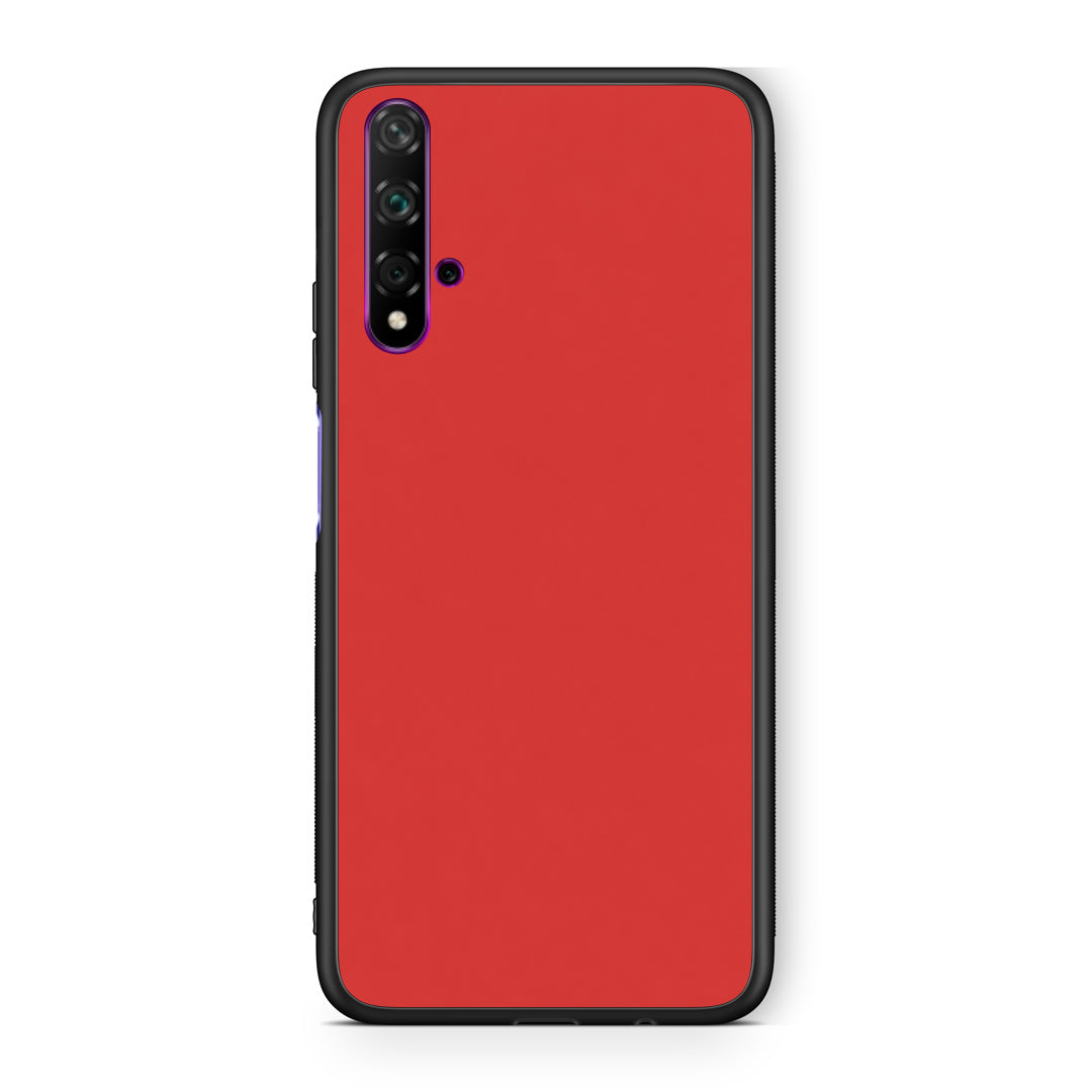 Θήκη Huawei Nova 5T / Honor 20 Poppy Red από τη Smartfits με σχέδιο στο πίσω μέρος και μαύρο περίβλημα | Huawei Nova 5T / Honor 20 Poppy Red case with colorful back and black bezels