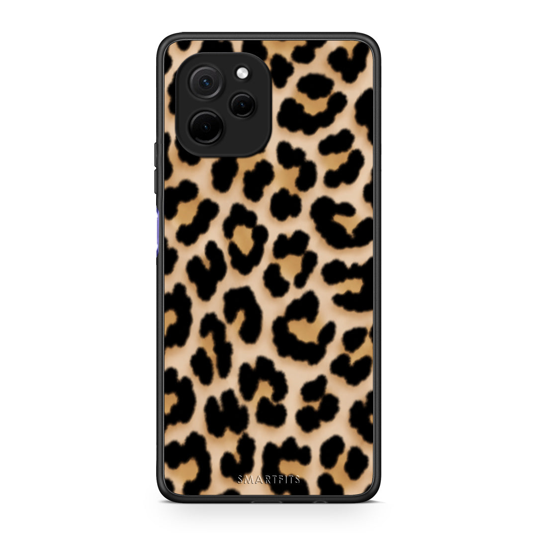 Θήκη Huawei Nova Y61 Leopard Print Tan Small από τη Smartfits με σχέδιο στο πίσω μέρος και μαύρο περίβλημα | Huawei Nova Y61 Leopard Print Tan Small case with colorful back and black bezels