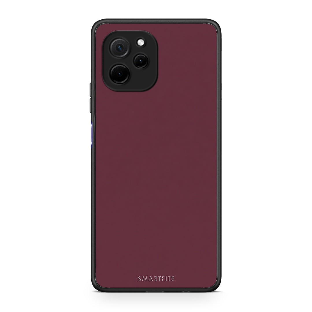 Θήκη Huawei Nova Y61 Muted Burgundy από τη Smartfits με σχέδιο στο πίσω μέρος και μαύρο περίβλημα | Huawei Nova Y61 Muted Burgundy case with colorful back and black bezels