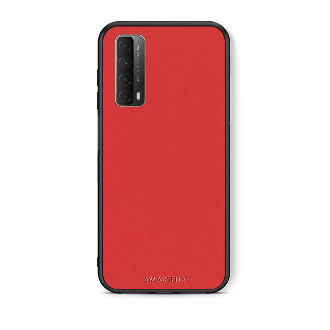 Θήκη Huawei P Smart 2021 Poppy Red από τη Smartfits με σχέδιο στο πίσω μέρος και μαύρο περίβλημα | Huawei P Smart 2021 Poppy Red case with colorful back and black bezels