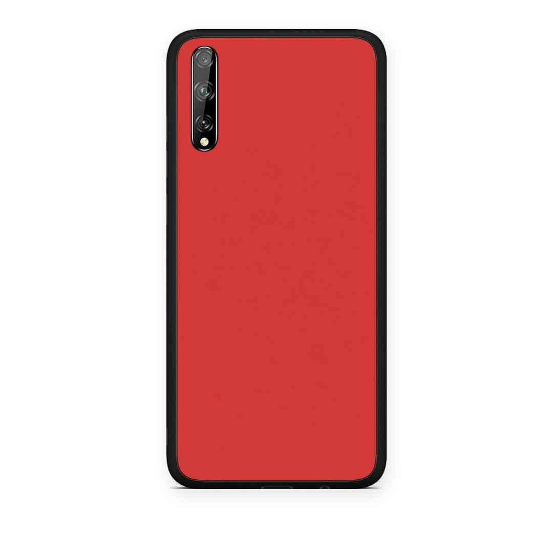 Θήκη Huawei P Smart S Poppy Red από τη Smartfits με σχέδιο στο πίσω μέρος και μαύρο περίβλημα | Huawei P Smart S Poppy Red case with colorful back and black bezels