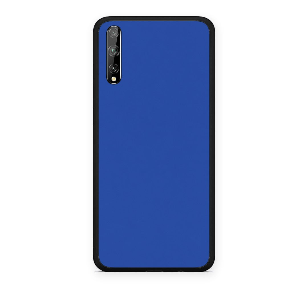 Θήκη Huawei P Smart S Royal Blue από τη Smartfits με σχέδιο στο πίσω μέρος και μαύρο περίβλημα | Huawei P Smart S Royal Blue case with colorful back and black bezels