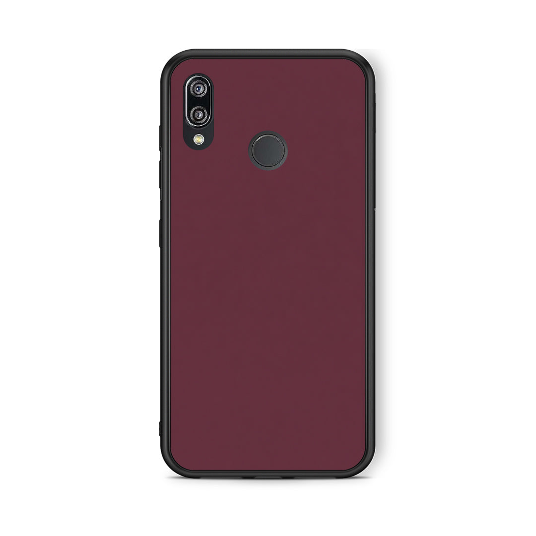 Θήκη Huawei P20 Lite Muted Burgundy από τη Smartfits με σχέδιο στο πίσω μέρος και μαύρο περίβλημα | Huawei P20 Lite Muted Burgundy case with colorful back and black bezels