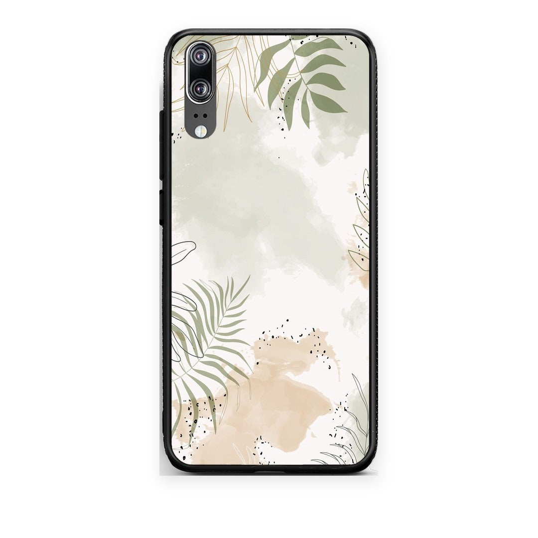 Θήκη Huawei P20 Nude Plants από τη Smartfits με σχέδιο στο πίσω μέρος και μαύρο περίβλημα | Huawei P20 Nude Plants case with colorful back and black bezels