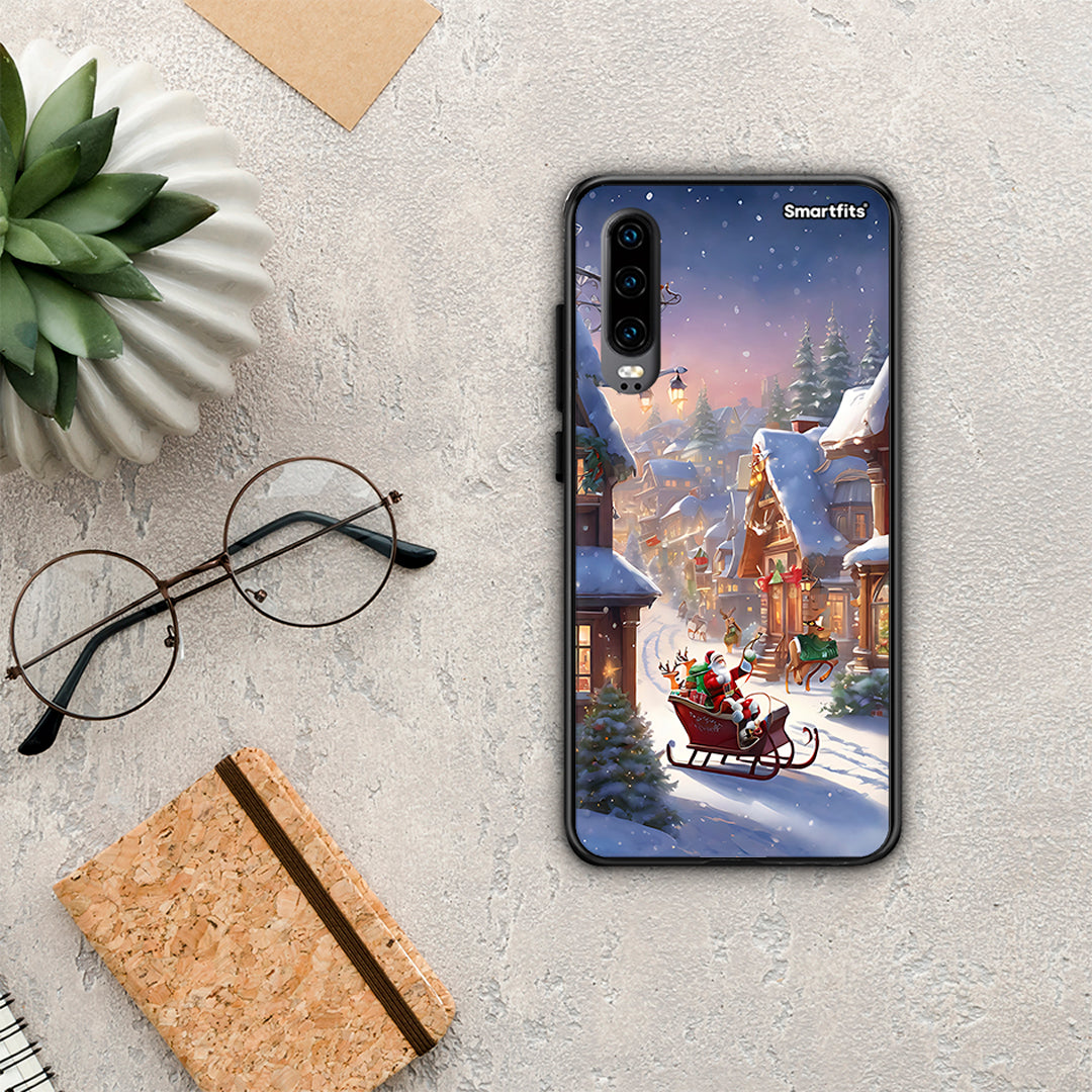 Christmas Snow - Huawei P30 θήκη