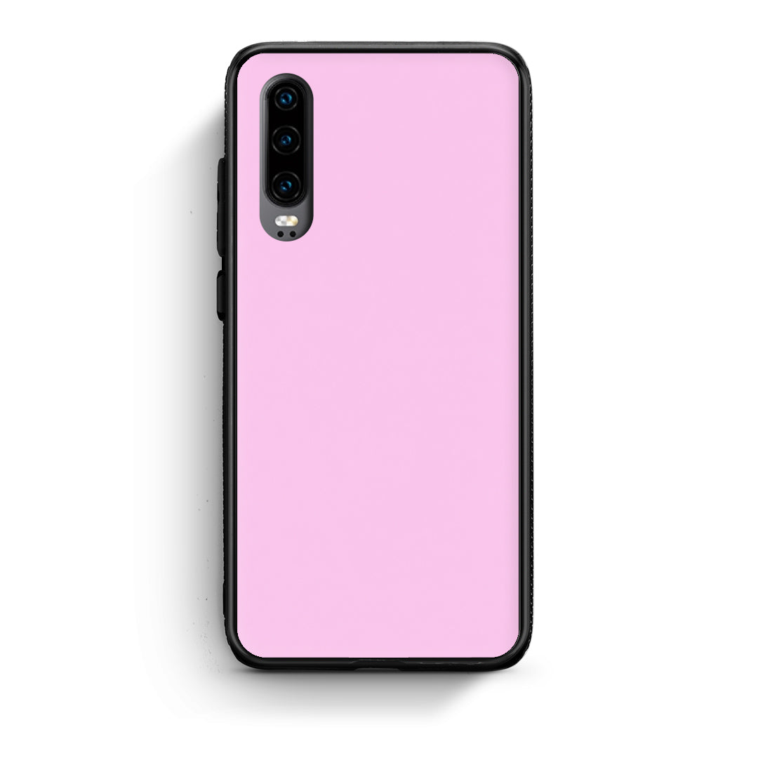 Θήκη Huawei P30 Cotton Candy Pink από τη Smartfits με σχέδιο στο πίσω μέρος και μαύρο περίβλημα | Huawei P30 Cotton Candy Pink case with colorful back and black bezels