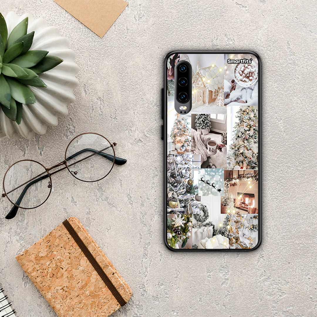 White Christmas - Huawei P30 θήκη
