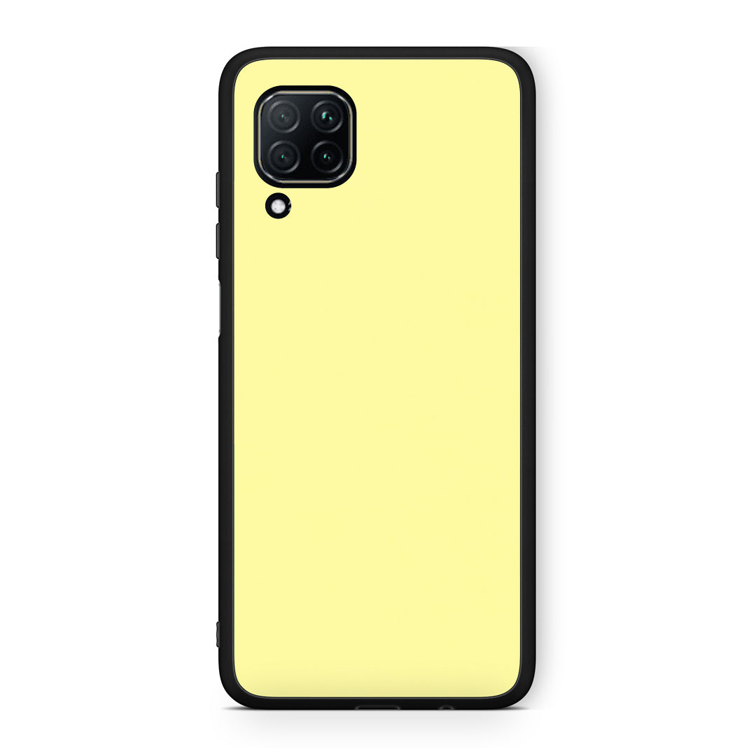 Θήκη Huawei P40 Lite Butter Yellow από τη Smartfits με σχέδιο στο πίσω μέρος και μαύρο περίβλημα | Huawei P40 Lite Butter Yellow case with colorful back and black bezels