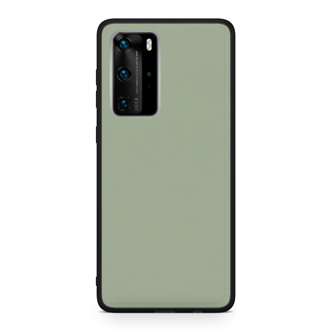 Θήκη Huawei P40 Pro Sage Green από τη Smartfits με σχέδιο στο πίσω μέρος και μαύρο περίβλημα | Huawei P40 Pro Sage Green case with colorful back and black bezels
