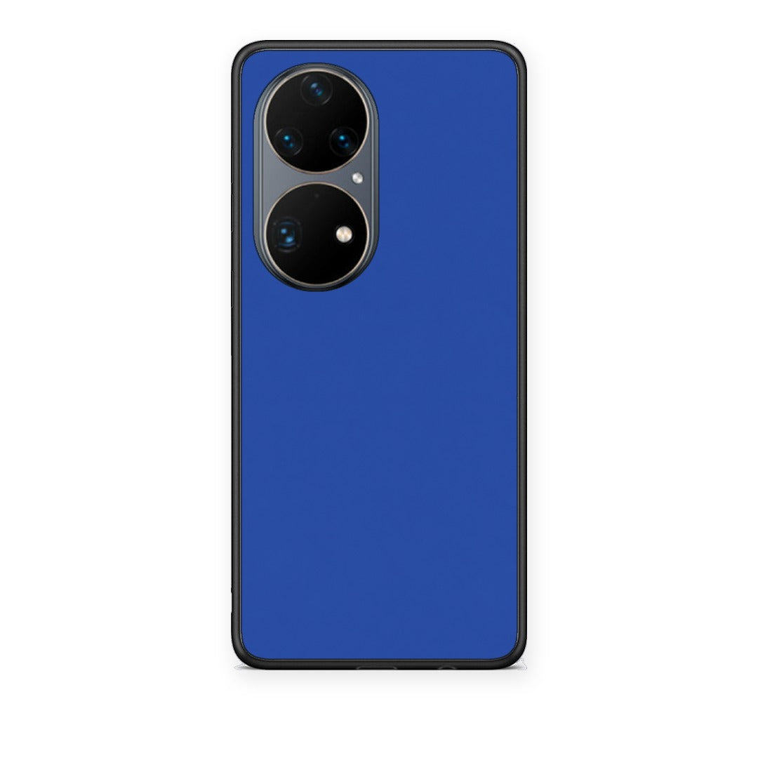 Θήκη Huawei P50 Pro Royal Blue από τη Smartfits με σχέδιο στο πίσω μέρος και μαύρο περίβλημα | Huawei P50 Pro Royal Blue case with colorful back and black bezels