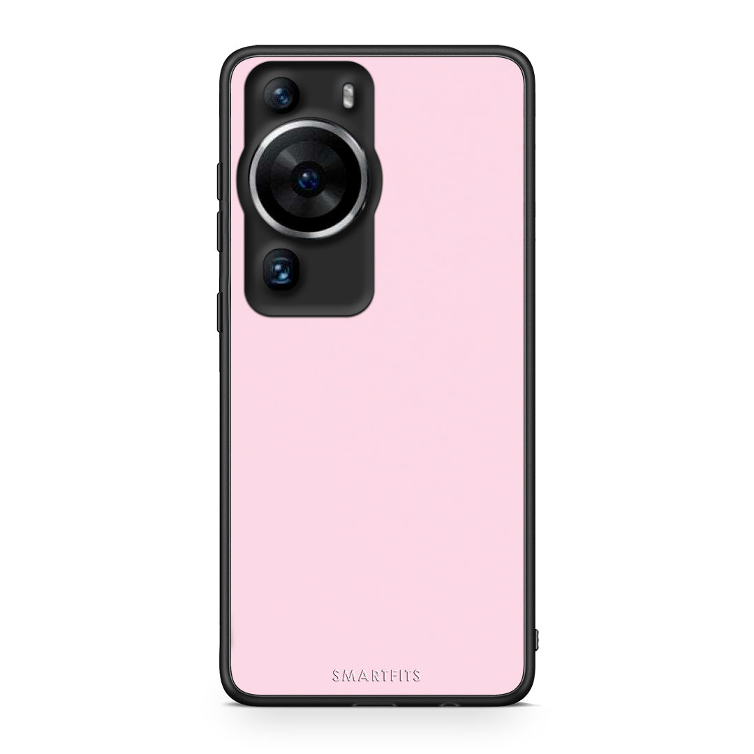 Θήκη Huawei P60 Pro Pale Pink από τη Smartfits με σχέδιο στο πίσω μέρος και μαύρο περίβλημα | Huawei P60 Pro Pale Pink case with colorful back and black bezels