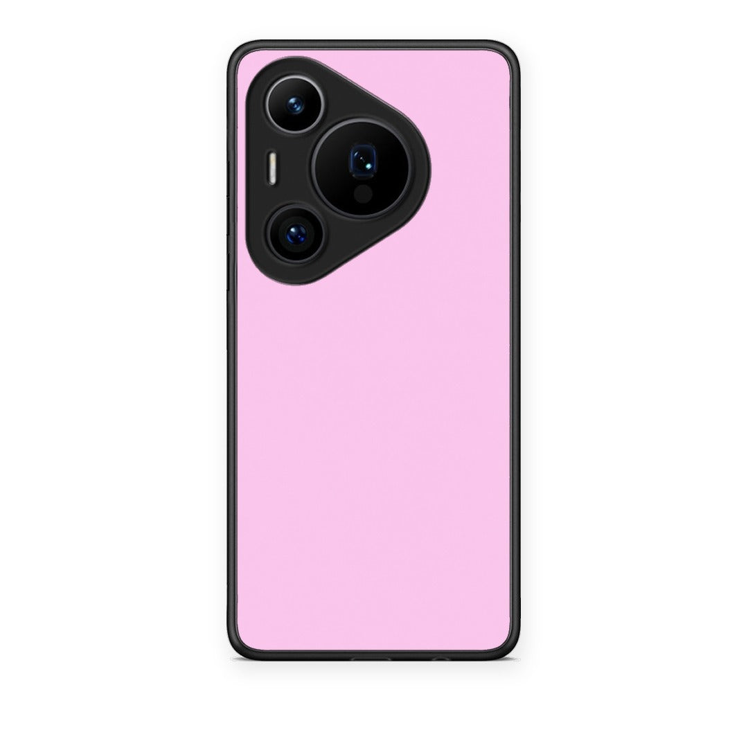 Θήκη Huawei Pura 70 Pro / 70 Pro+ Cotton Candy Pink από τη Smartfits με σχέδιο στο πίσω μέρος και μαύρο περίβλημα | Huawei Pura 70 Pro / 70 Pro+ Cotton Candy Pink case with colorful back and black bezels