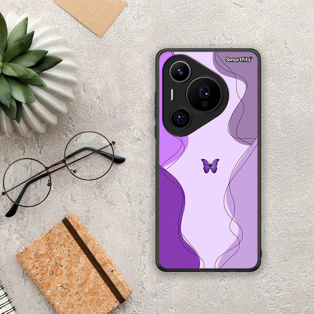 Purple Mariposa - Huawei Pura 70 Pro / 70 Pro+ θήκη