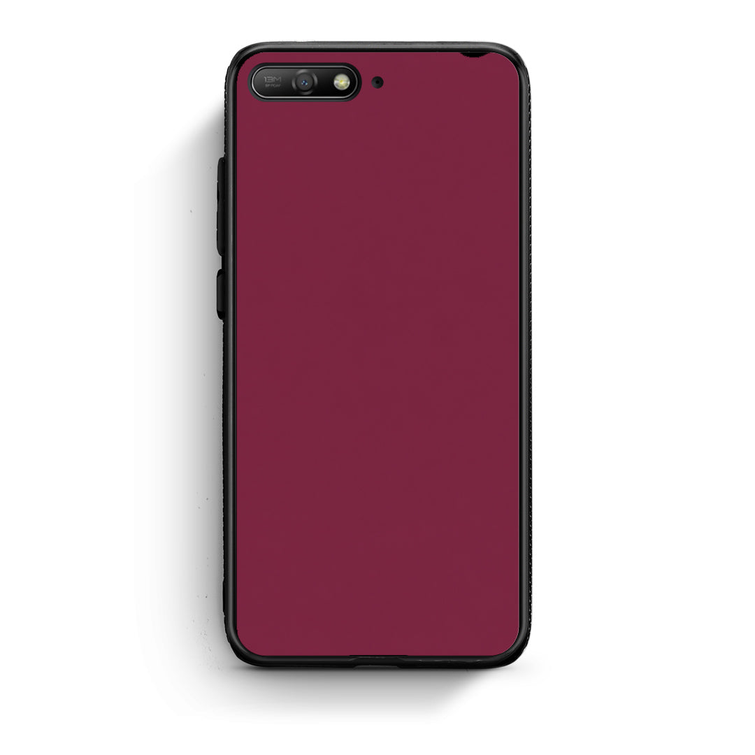 Θήκη Huawei Y6 2018 / Honor 7A Burgundy από τη Smartfits με σχέδιο στο πίσω μέρος και μαύρο περίβλημα | Huawei Y6 2018 / Honor 7A Burgundy case with colorful back and black bezels