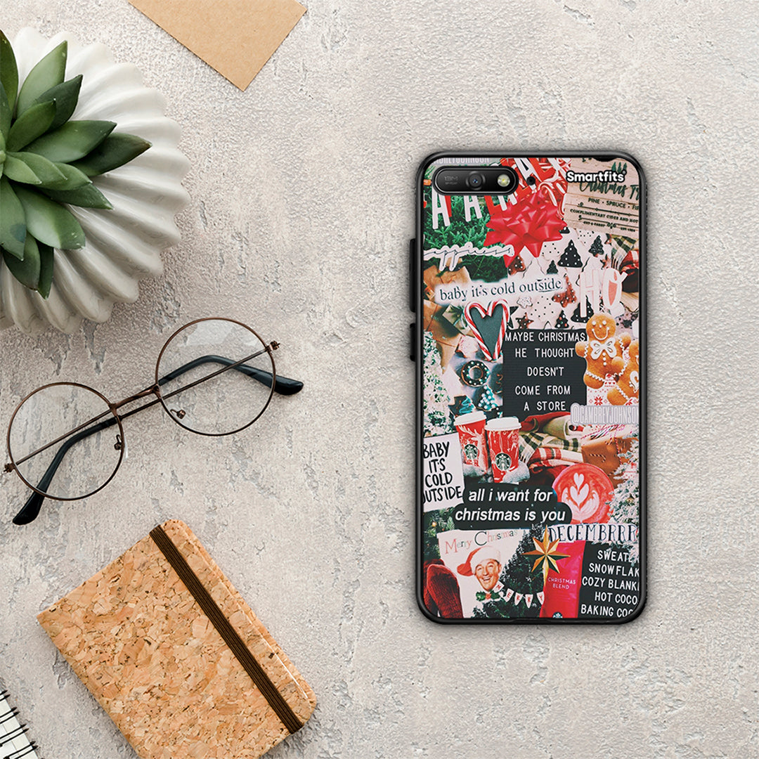 Christmas Happiness - Huawei Y6 2018 / Honor 7A θήκη
