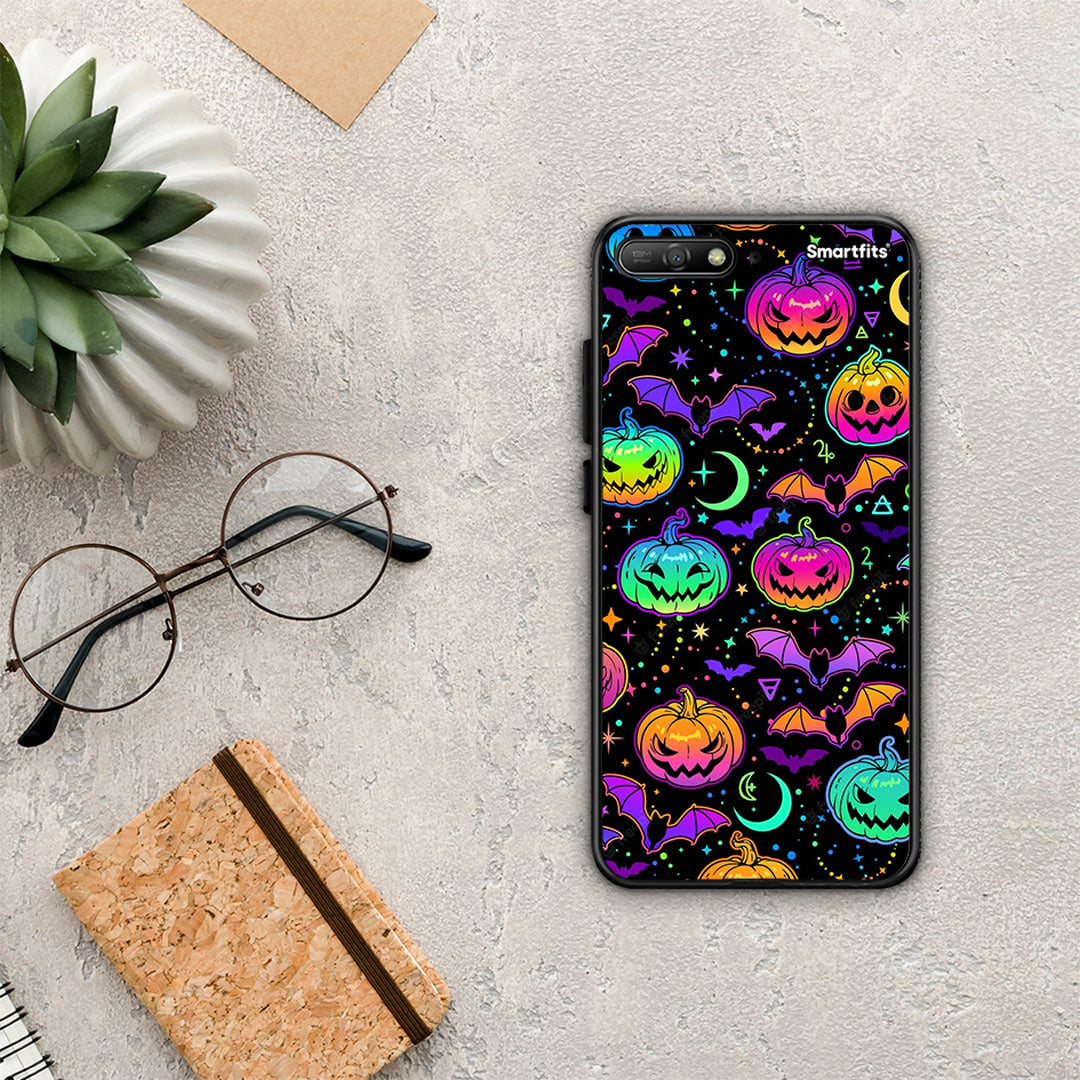 Neon Halloween - Huawei Y6 2018 / Honor 7A θήκη