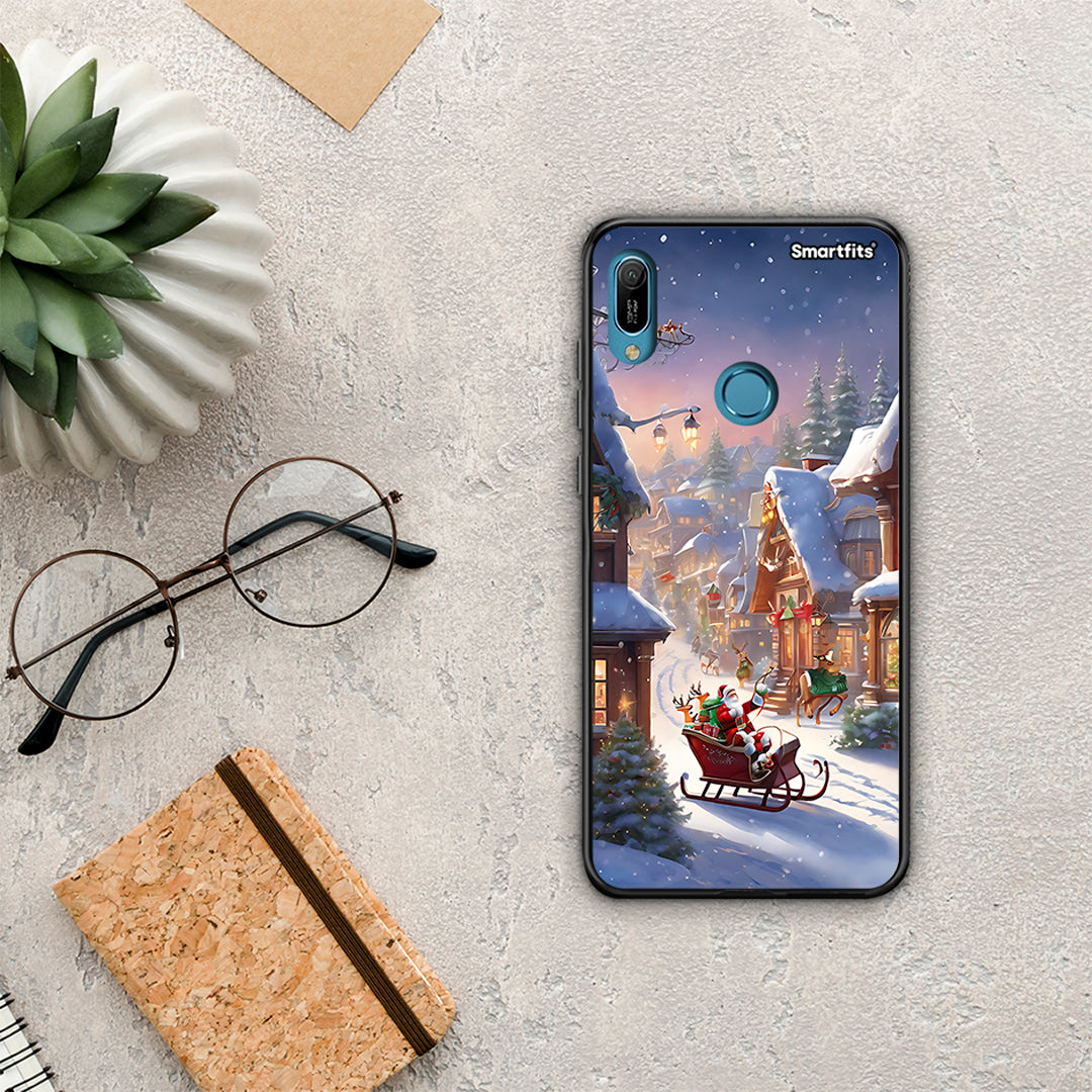 Christmas Snow - Huawei Y6 2019 θήκη
