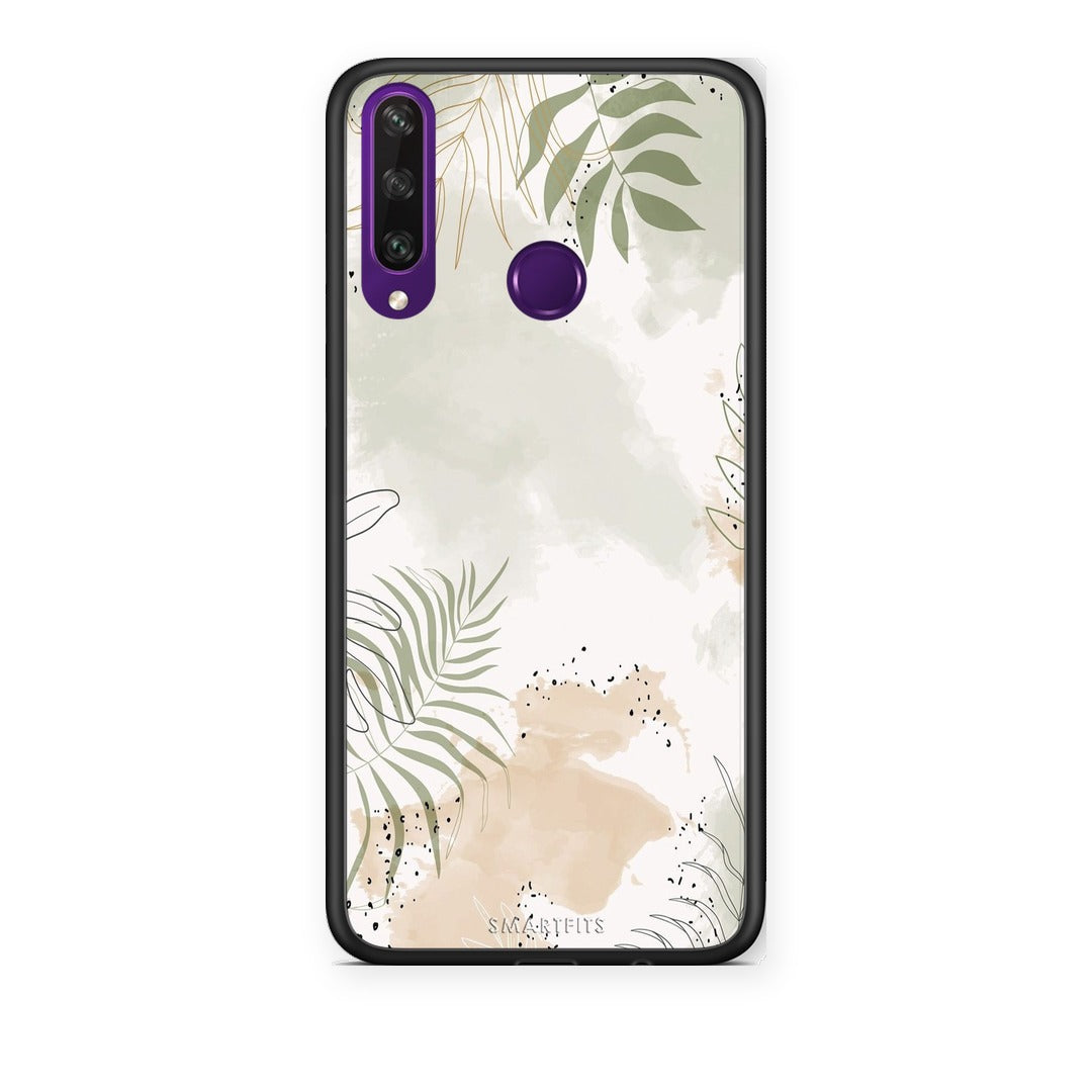 Θήκη Huawei Y6p Nude Plants από τη Smartfits με σχέδιο στο πίσω μέρος και μαύρο περίβλημα | Huawei Y6p Nude Plants case with colorful back and black bezels