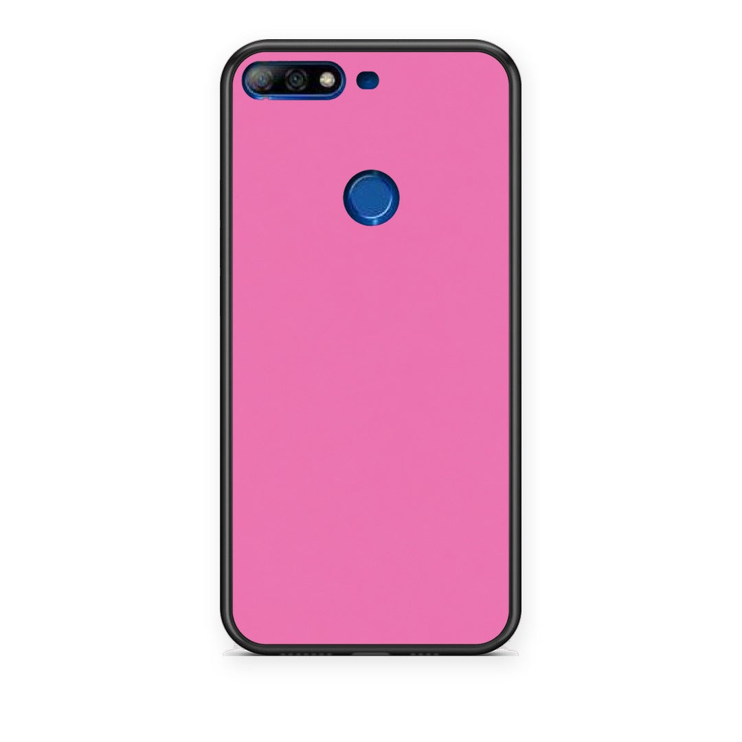 Θήκη Huawei Y7 2018 / Prime Y7 2018 / Honor 7C Rose Pink από τη Smartfits με σχέδιο στο πίσω μέρος και μαύρο περίβλημα | Huawei Y7 2018 / Prime Y7 2018 / Honor 7C Rose Pink case with colorful back and black bezels