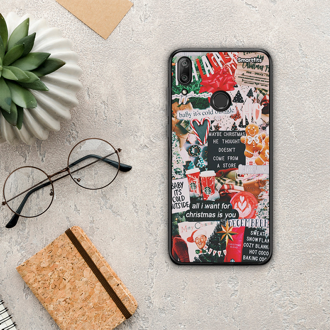 Christmas Happiness - Huawei Y7 2019 / Y7 Prime 2019 θήκη