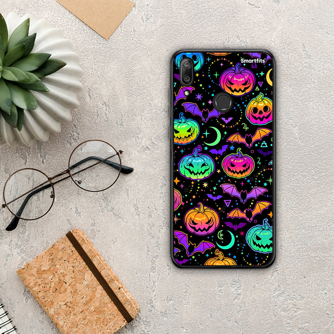 Neon Halloween - Huawei Y7 2019 / Y7 Prime 2019 θήκη