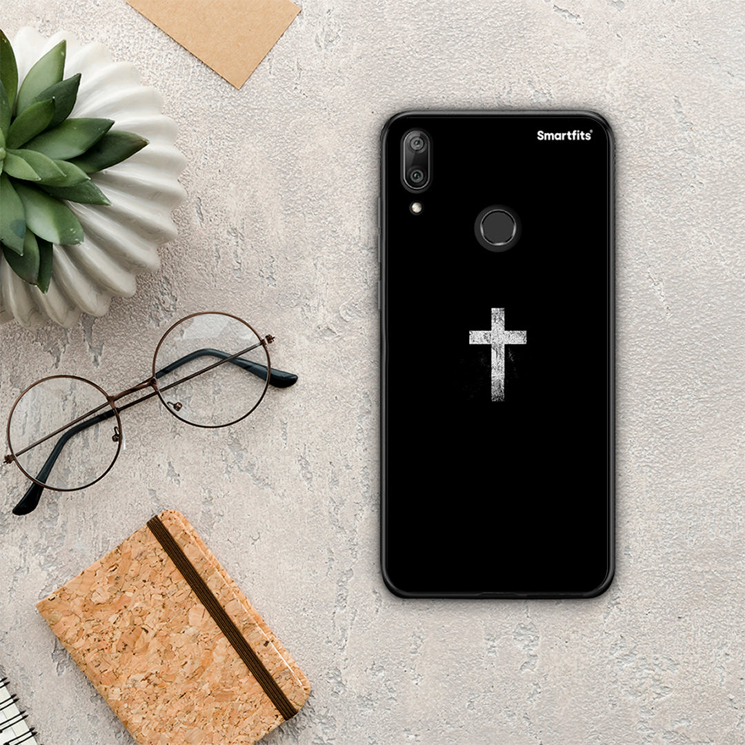 White Cross - Huawei Y7 2019 / Y7 Prime 2019 θήκη