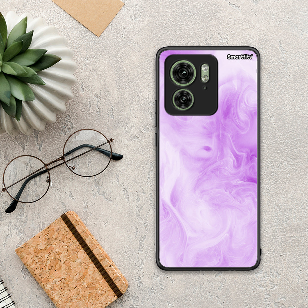 Watercolor Lavender - Motorola Edge 40 5G θήκη