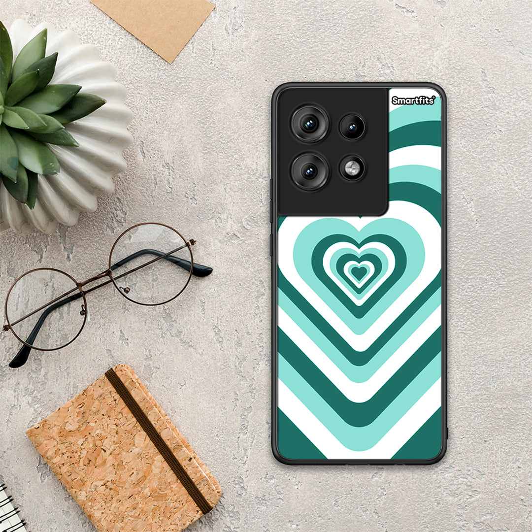 Green Hearts - Motorola Edge 50 θήκη
