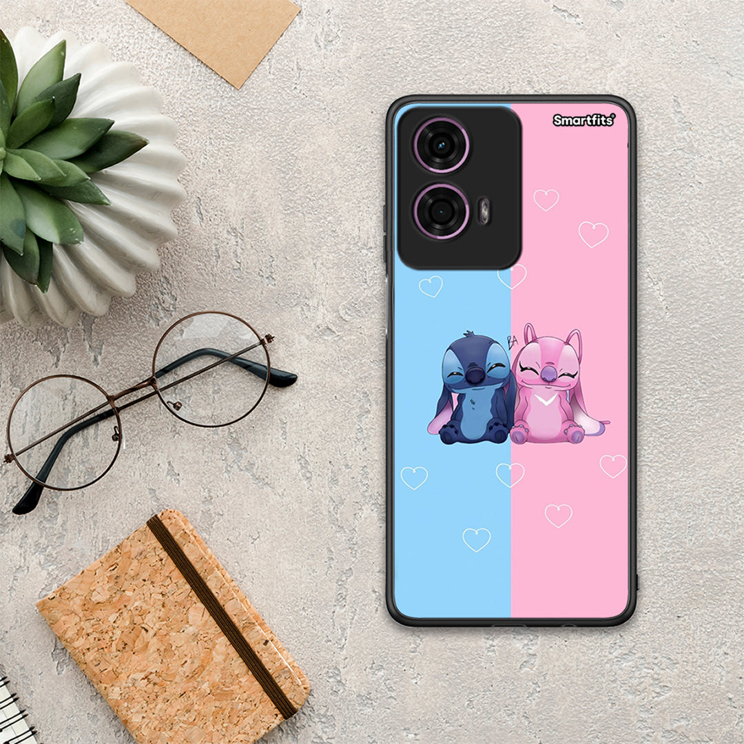 Stitch And Angel - Motorola G24 θήκη