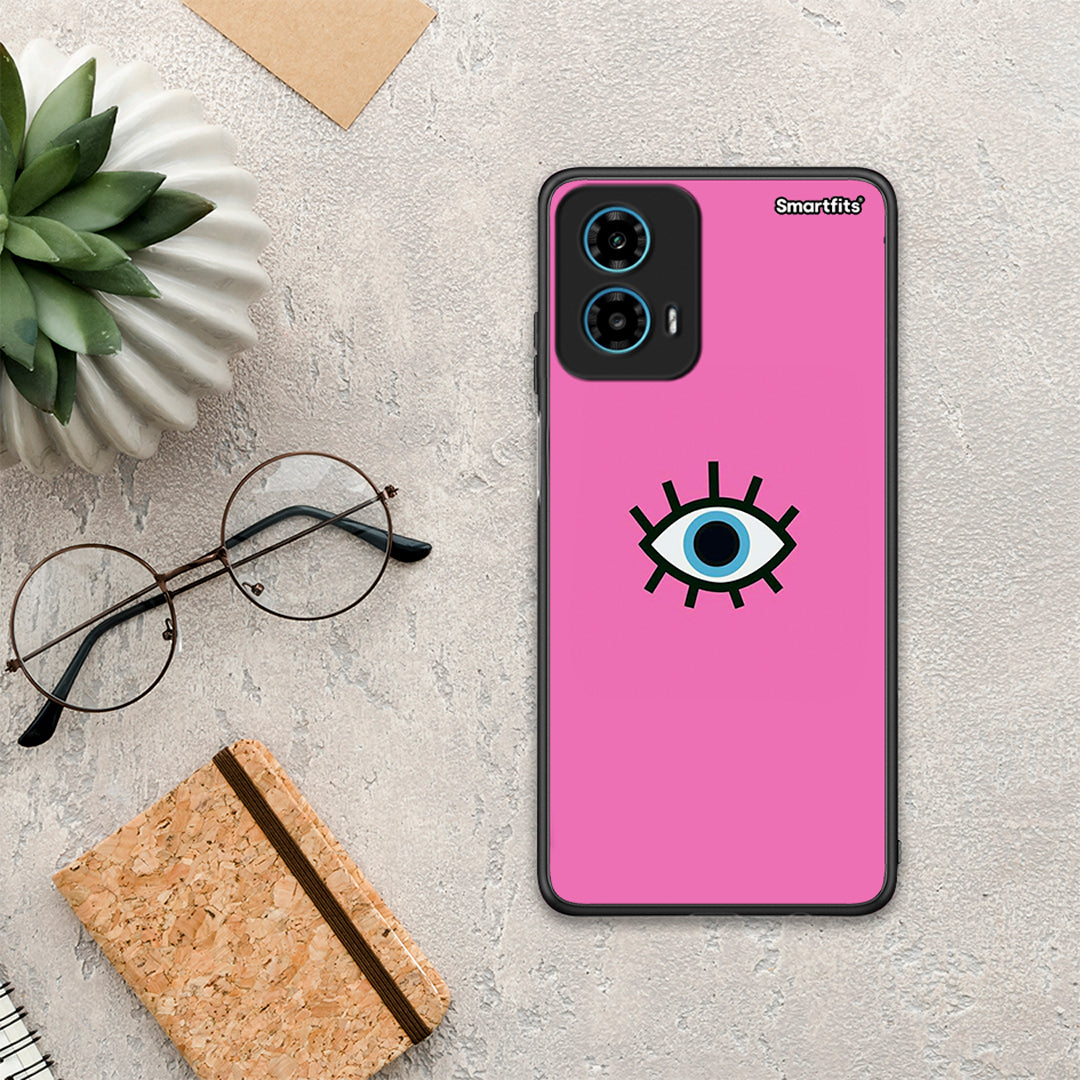 Blue Eye Pink - Motorola G34 5G θήκη