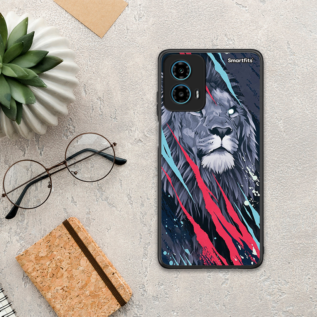 PopArt Lion Designer - Motorola G34 5G θήκη