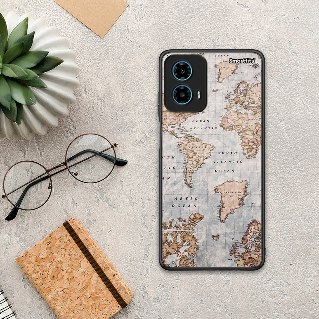 World Map - Motorola G34 5G θήκη