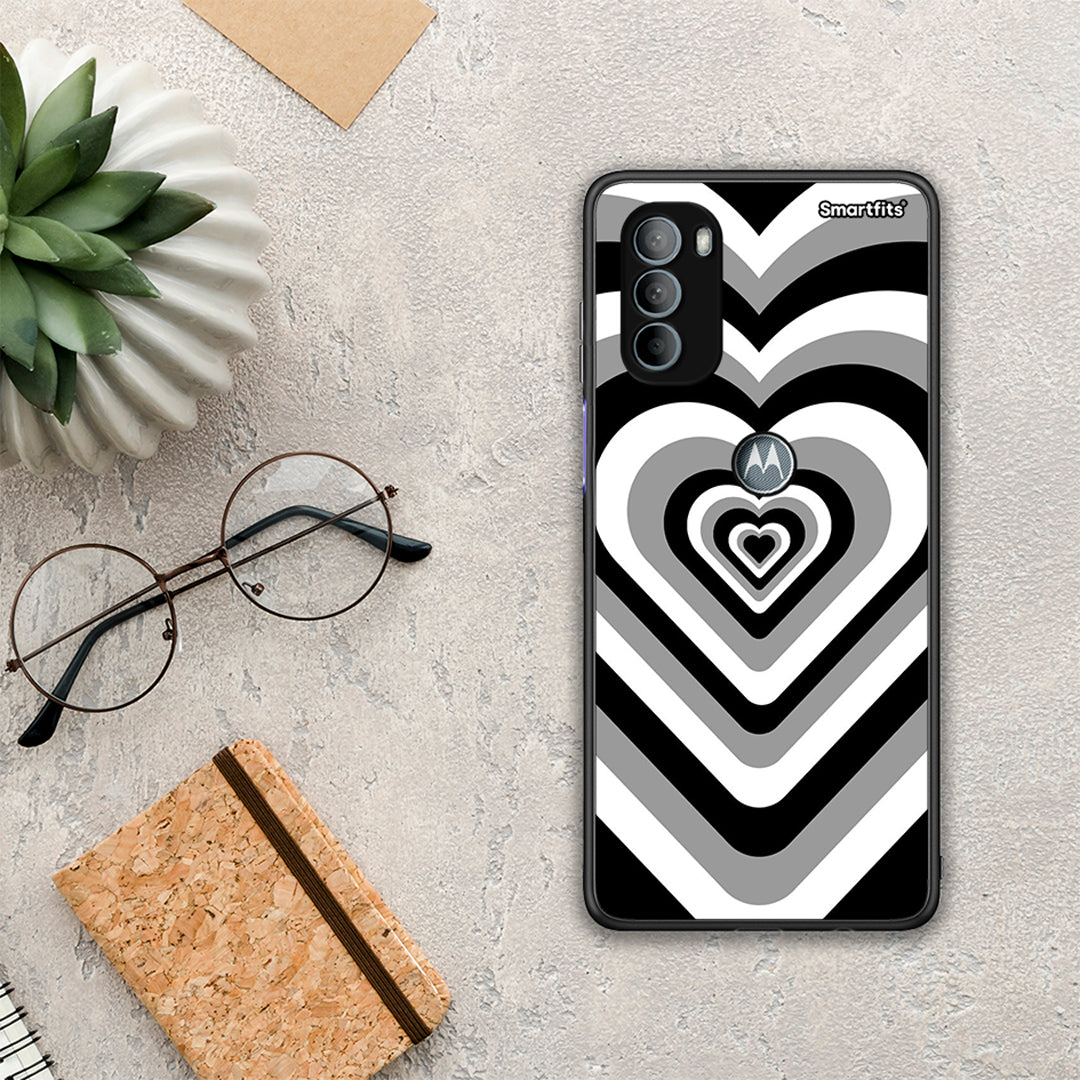 Black Hearts - Motorola Moto G31 θήκη